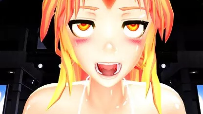 Trẻ bartender vui chơi xem phim cap ba cha chong nang dau trong hồ bơi phòng với một cô